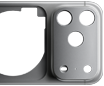Parte de trás do iPhone 17 Pro, estrutura unibody em alumínio forjado