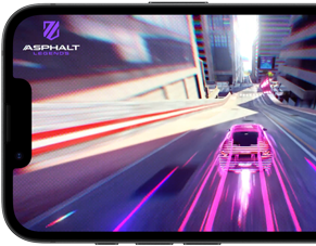 iPhone 17e mostrando um jogo de corrida